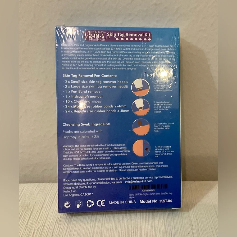 Kelp nil 2- in - 1 auto skin tag remover Kit 2-8mm Suitable for All Body